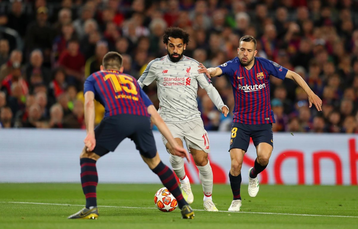 Vắng Salah (giữa), Liverpool khó làm nên bất ngờ trước Barcelona. (Nguồn: Getty Images)