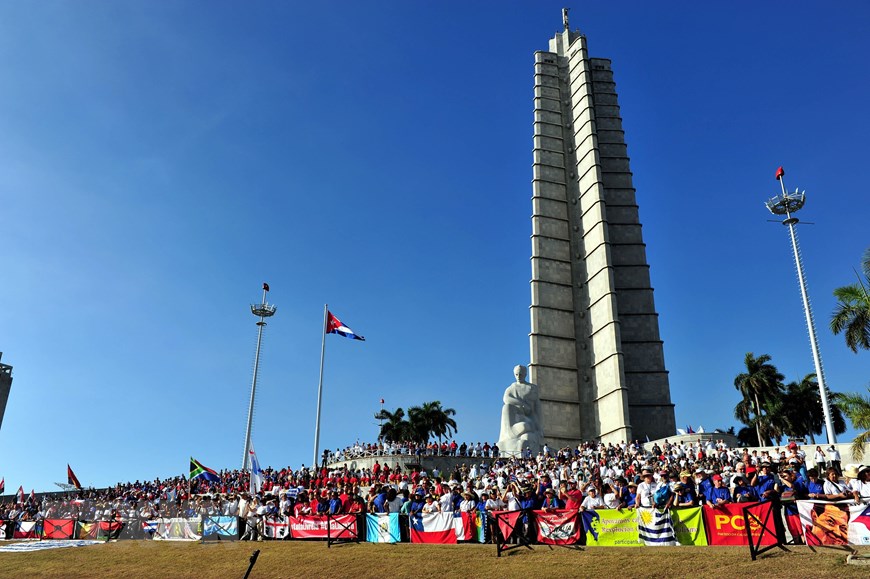  Quảng trường Cách mạng José Martí trong trong Ngày Quốc tế Lao động 1/5. (Ảnh: Lê Hà/TTXVN)