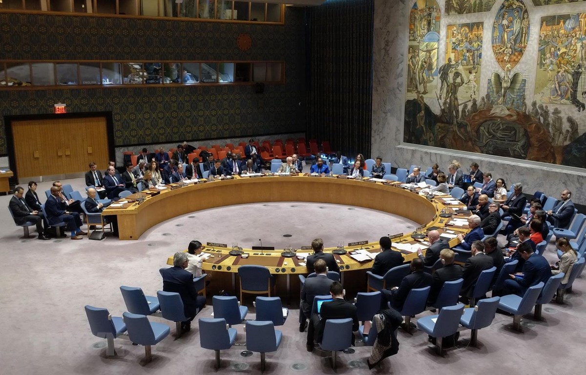 Toàn cảnh một cuộc họp Hội đồng bảo an Liên hợp quốc. (Ảnh: THX/TTXVN)
