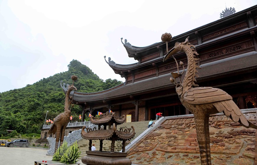  Điện Tam thế. (Ảnh: Thành Đạt/TTXVN)