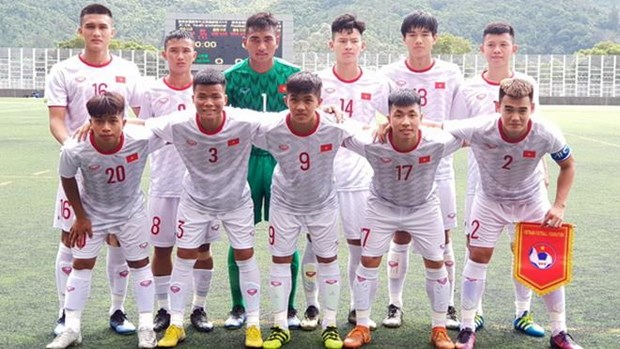 Viet Nam chien thang trong tran ra quan Giai bong da U18 Dong Nam A hinh anh 1