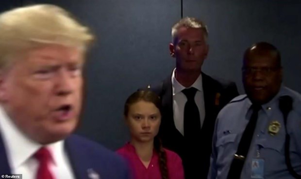 Tong thong My Donald Trump phan hoi nha hoat dong Greta Thunberg hinh anh 1