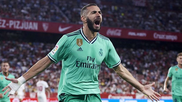 Karim Benzema ghi ban, Real Madrid ap sat ngoi dau La Liga hinh anh 1