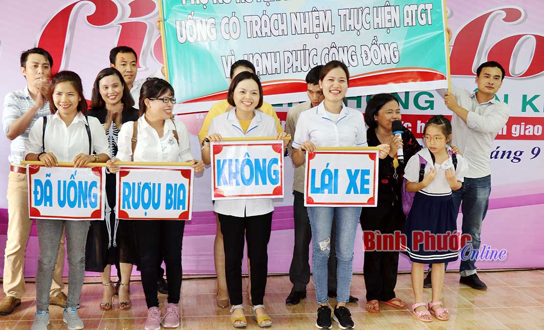 “Uống có trách nhiệm, thực hiện an toàn giao thông”