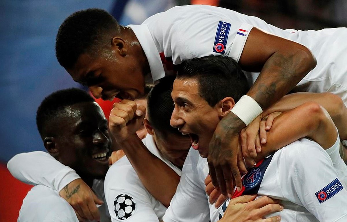 Di Maria giúp PSG vùi dập Real Madrid. (Nguồn: AP)