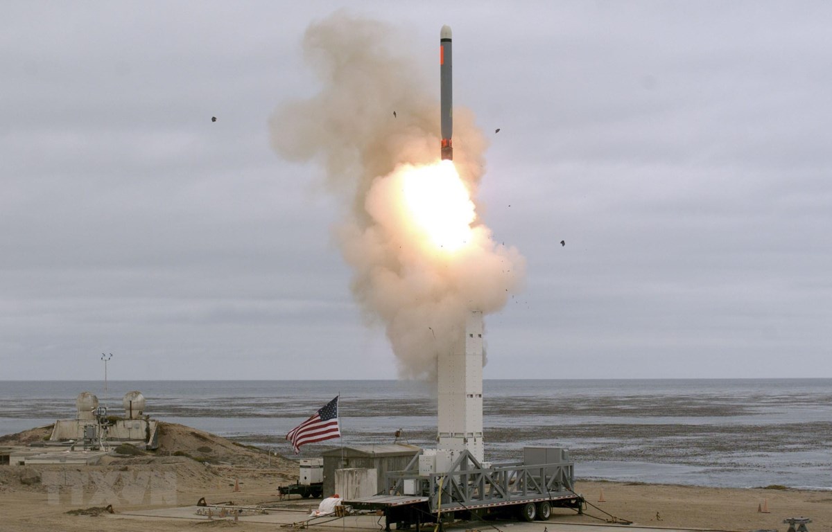 Một vụ thử tên lửa của Mỹ sau khi nước này rút khỏi Hiệp ước các lực lượng tên lửa tầm trung - INF. (Nguồn: AFP/TTXVN)