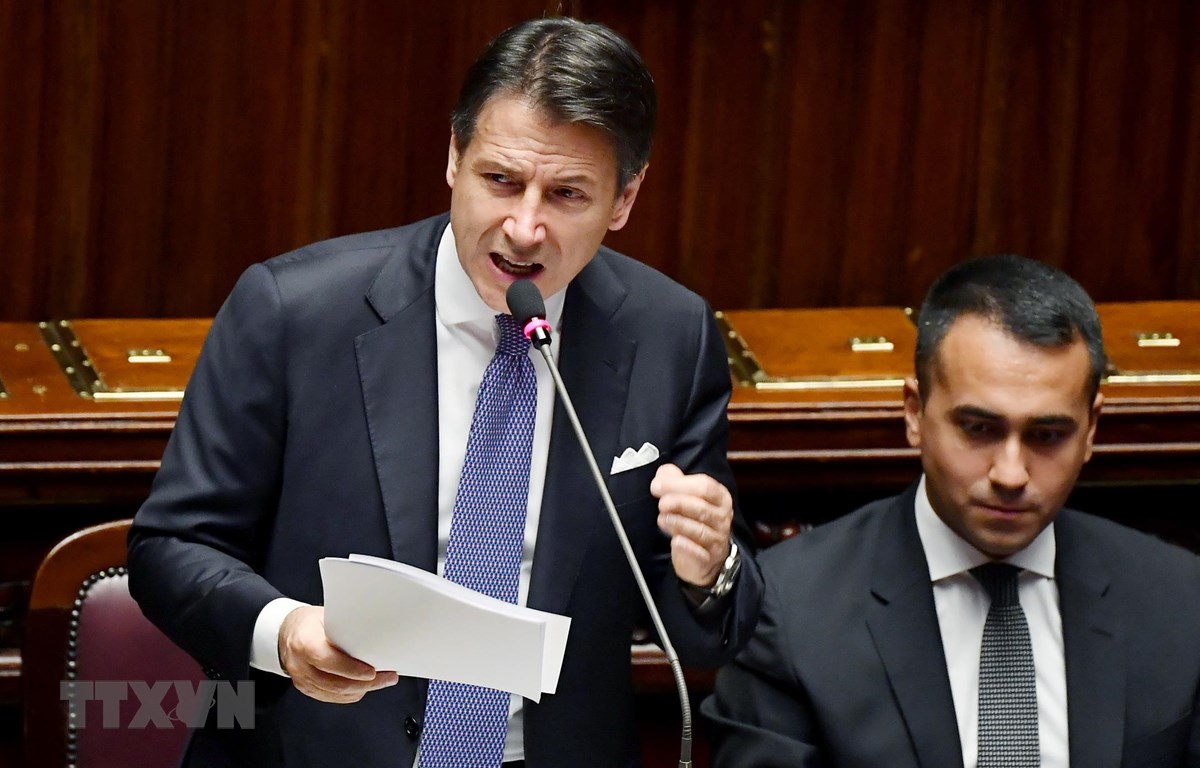 Thủ tướng Italy Giuseppe Conte phát biểu tại phiên họp Hạ viện ở Rome,ốchộiItalythocircngquachiacutenhphủmớidoThủtướngConteđứngđầ<strong>quảng châu fc</strong> Italy, ngày 9/9. (Ảnh: AFP/TTXVN)