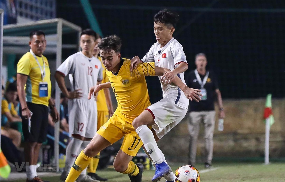 U16 Việt Nam để thua đáng tiếc 1-2 trước U16 Australia, qua đó chưa thể giành vé đi tiếp tới với Vòng chung kết U16 châu Á 2020. (Ảnh: Như Đạt)