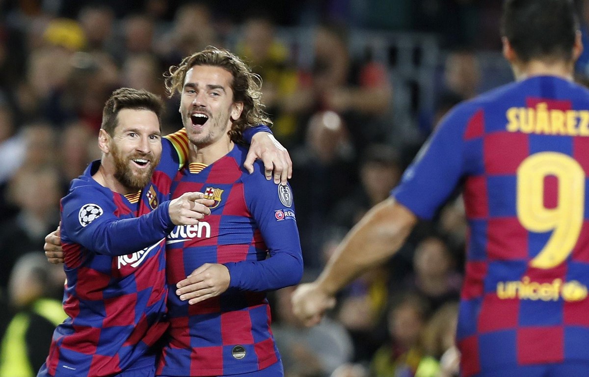 Barcelona giành vé vào vòng 1/8 Champions League. (Nguồn: Getty Images)