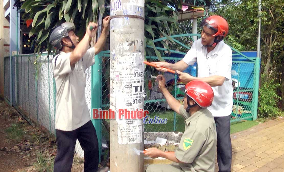 Chấn chỉnh quảng cáo, rao vặt không đúng quy định