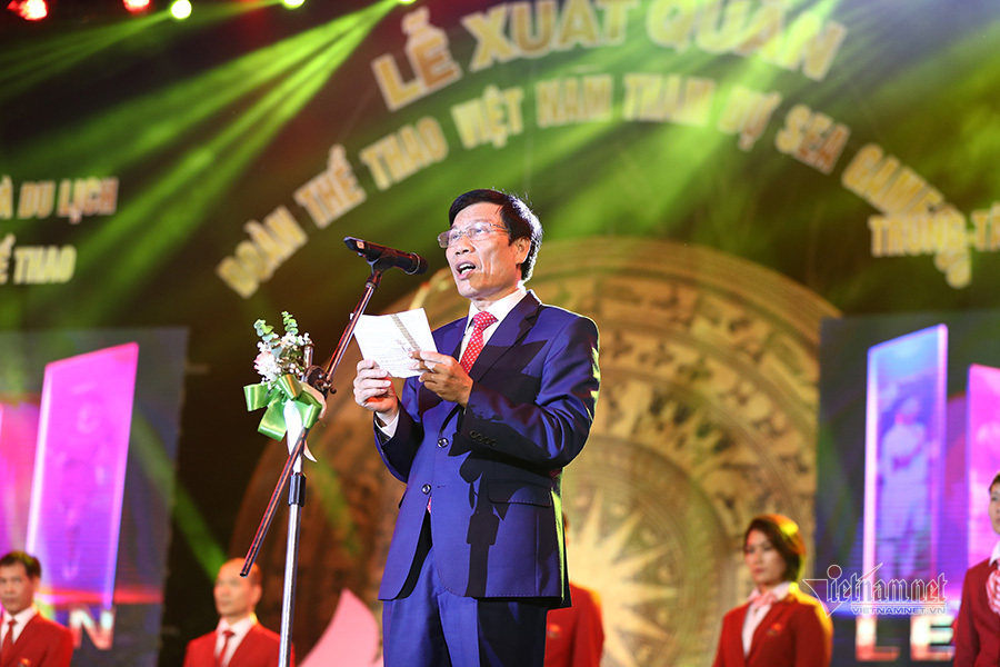 Tại Lễ xuất quân, Bộ Văn hóa, Thể thao và Du lịch giao nhiệm vụ cho đoàn TTVN phấn đấu giành từ 65 đến 70 HCV, hướng tới mục tiêu xếp ít nhất ở vị trí thứ 3 toàn đoàn