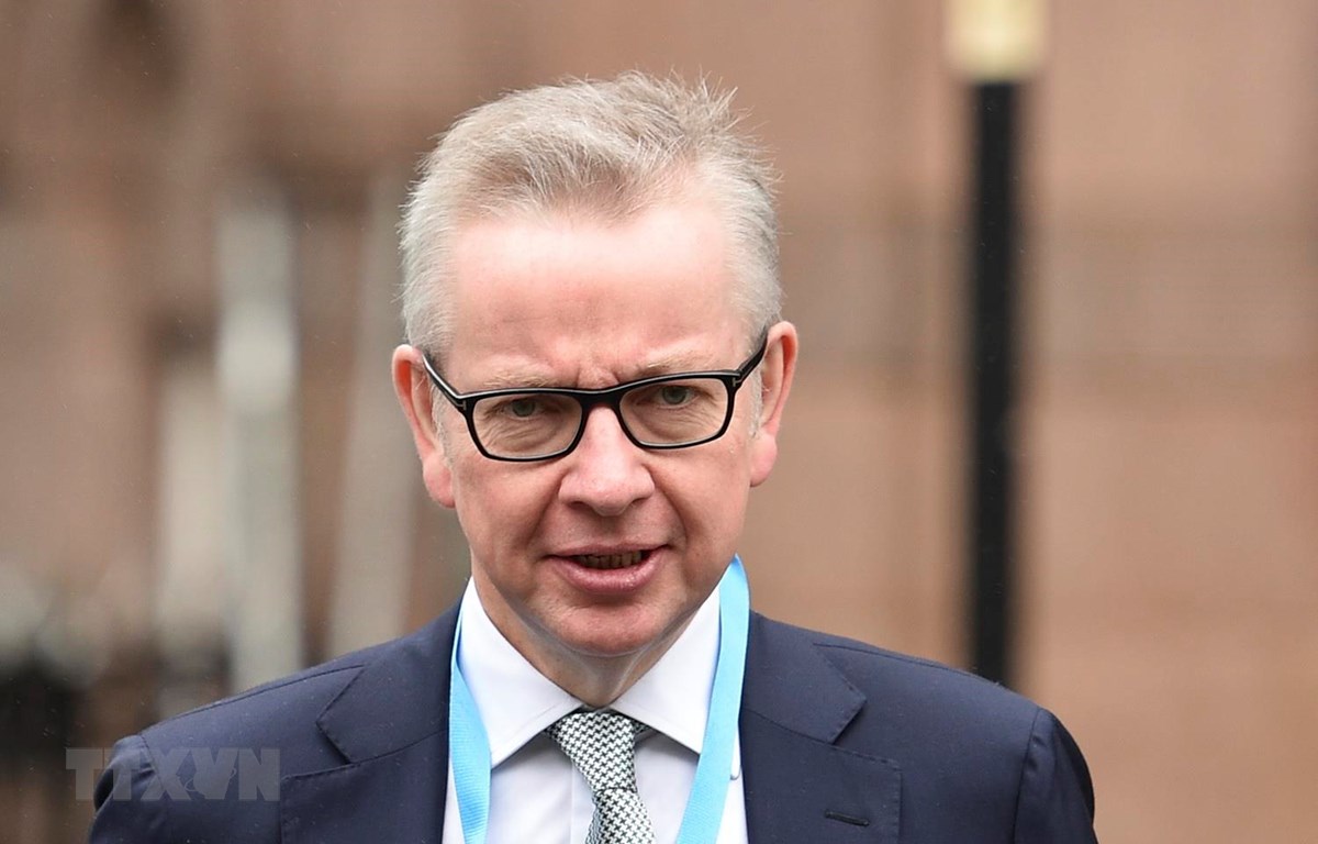 Bộ trưởng phụ trách điều phối kế hoạch Brexit không thỏa thuận Michael Gove. (Ảnh: AFP/TTXVN)