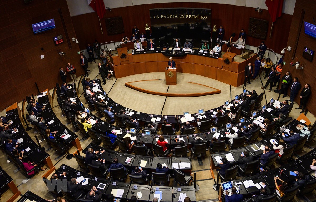 Toàn cảnh một phiên họp của Thượng viện Mexico tại Mexico City ngày 29/5/2019. (Nguồn: AFP/TTXVN)