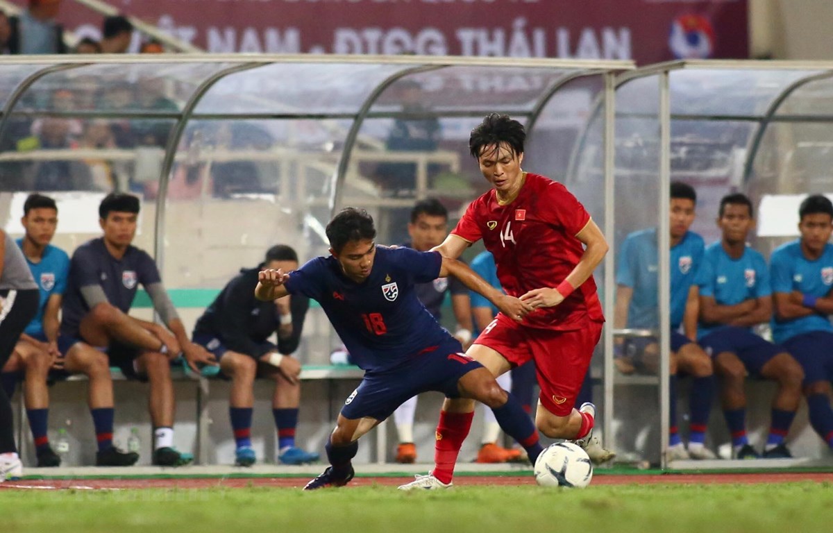 Việt Nam và Thái Lan hòa nhau 0-0 ở cả hai lượt trận tại vòng loại World Cup 2022. (Ảnh: Nguyên An/Vietnam+)