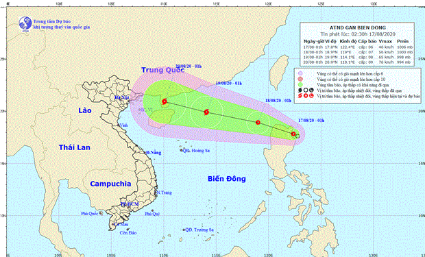 Áp thấp nhiệt đới đi vào Bắc Biển Đông, Bắc Bộ tiếp tục có mưa to hình ảnh 1 Ap thap nhiet doi di vao Bac Bien Dong, Bac Bo tiep tuc co mua to hinh anh 1