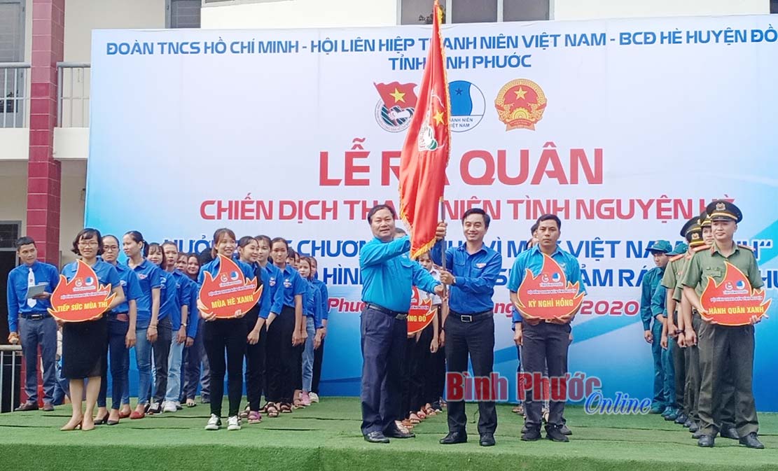 Ra quân chiến dịch thanh niên tình nguyện hè 2020