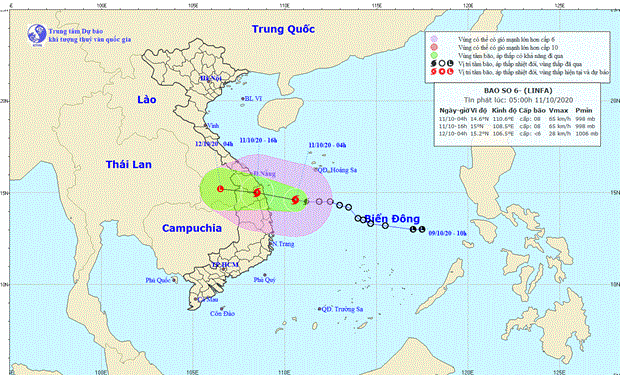 Ap thap nhiet doi manh len thanh con bao so 6 nam 2020 hinh anh 1