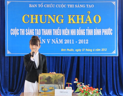 Chấm giải cuộc thi sáng tạo thanh thiếu niên, nhi đồng năm 2011