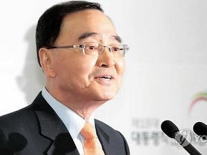Tân Thủ tướng Hàn Quốc Chung Hong-won
