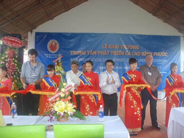 Khánh thành trung tâm phát triển cacao ở Bình Phước