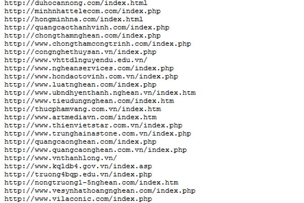 220 website của Việt Nam đã bị "hacker Trung Quốc" tấn công