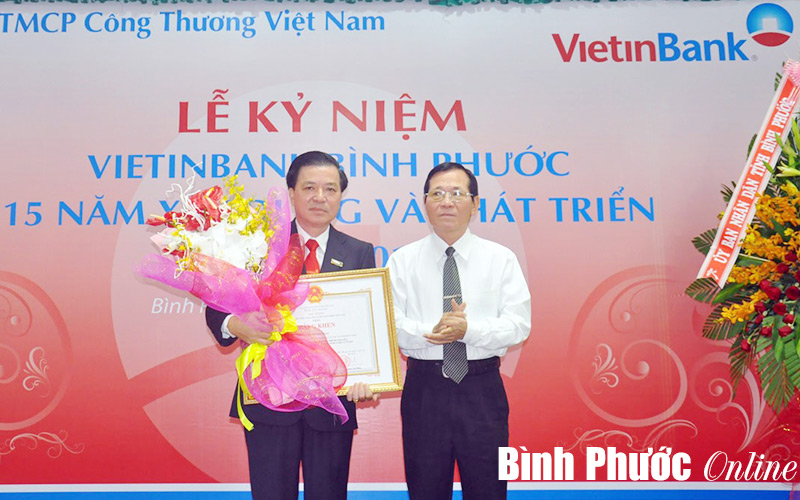 Vietinbank chi nhánh Bình Phước kỷ niệm 15 năm thành lập