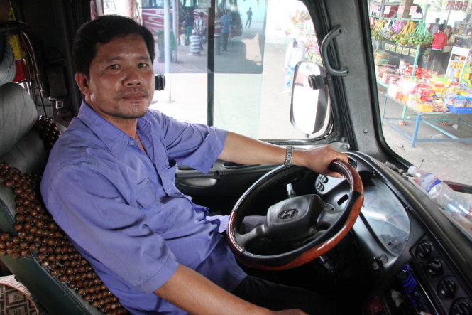 Tài xế Nguyễn Văn Lành - Ảnh: V.TR.