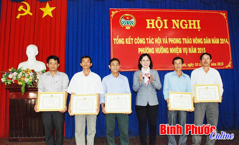 Đồng Phú tuyên dương 886 hộ nông dân sản xuất