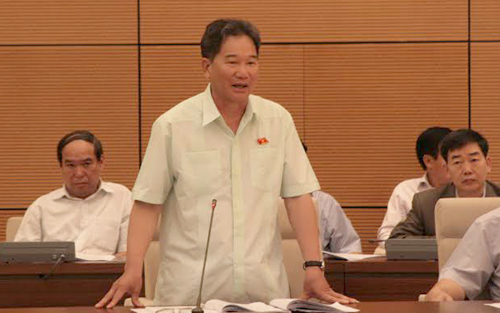 Đại biểu Nguyễn B&aacute; Thuyền (đo&agrave;n L&acirc;m Đồng)