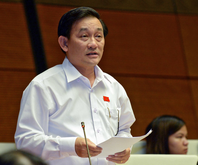 Đại biểu Trần Quốc Tuấn &nbsp;-&nbsp;Ảnh: V.Dũng