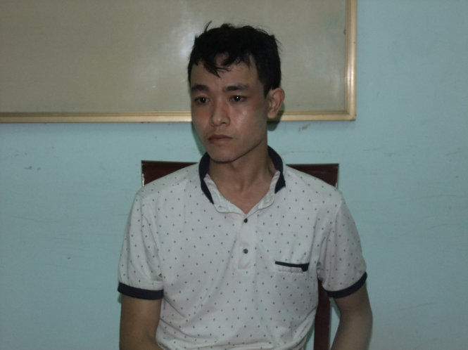 Hồ Ch&iacute; Bảo - nghi phạm&nbsp;đ&acirc;m chết&nbsp;hai người l&agrave;m r&uacute;ng động thị trấn Khe Sanh, huy&ecirc;̣n Hướng Hóa, Quảng Trị&nbsp;chiều 7-8 - Ảnh: Quốc Nam