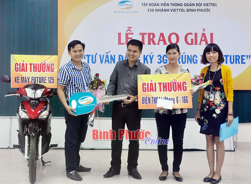 Tư vấn đăng ký 3G, trúng Honda Future