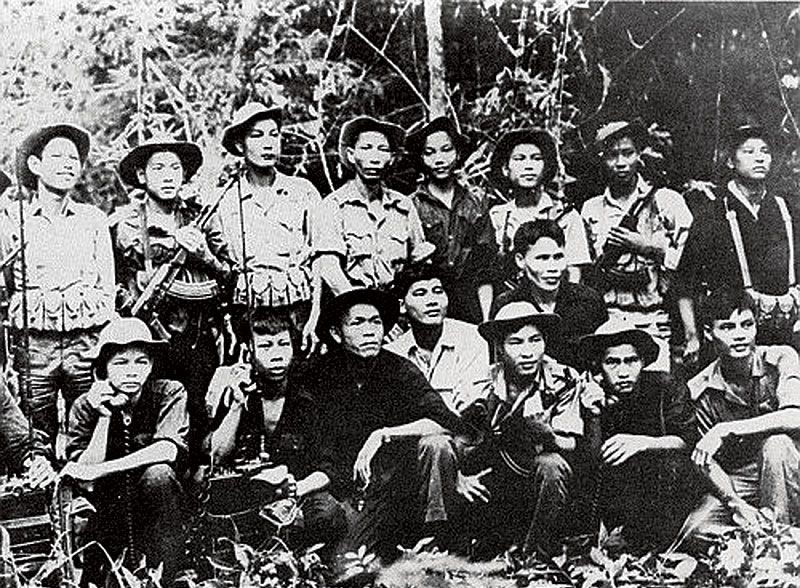 Một trung đội quân chủ lực của Quân đội nhân dân Việt Nam năm 1968 - Ảnh: Tư liệu