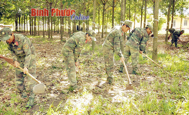 Nhiều thanh niên huyện Lộc Ninh trưởng thành từ môi trường quân đội và trở về phục vụ trên chính quê hương mình