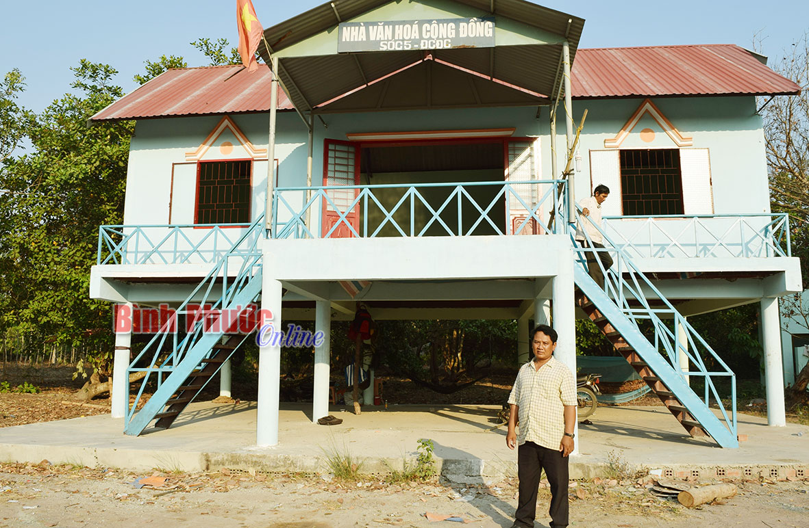 Nhà văn hóa sóc 5 được nâng cấp kiên cố
