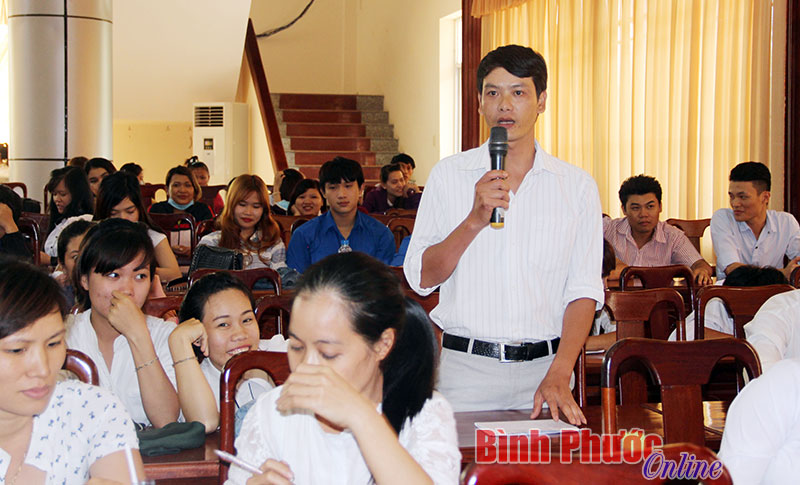 Học sinh trường Trung cấp y tế B&igrave;nh Phước mong muốn được n&acirc;ng cấp trường nhằm tạo điều kiện n&acirc;ng cao tr&igrave;nh độ chuy&ecirc;n m&ocirc;n