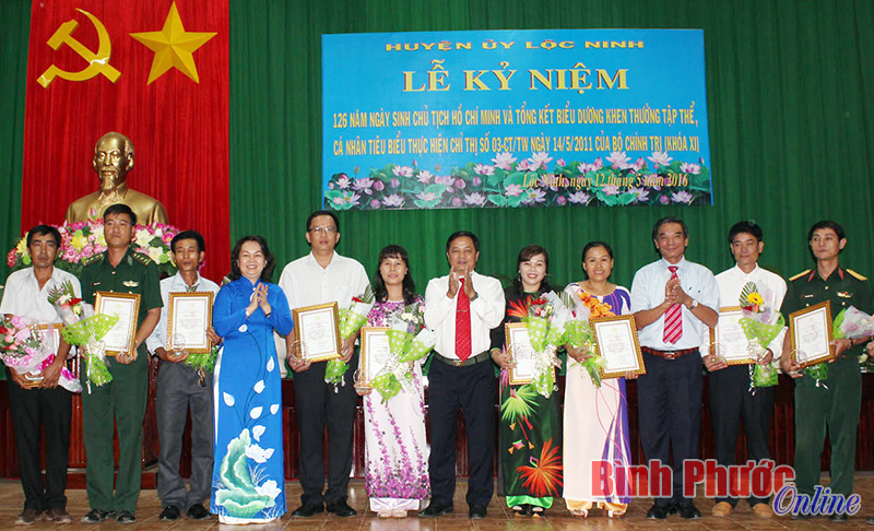 Những cá nhân điển hình học tập và làm theo tấm gương đạo đức Hồ Chí Minh của huyện Lộc Ninh