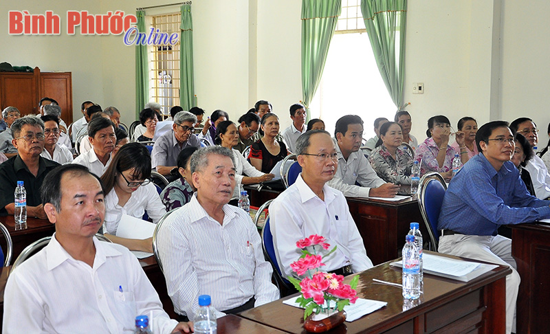 C&aacute;c đại biểu về dự buổi kỷ niệm