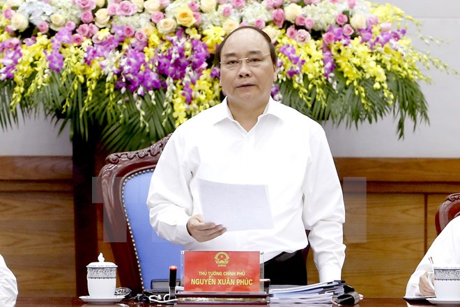 Thủ tướng Nguyễn Xuân Phúc chủ trì phiên họp Chính phủ thường kỳ tháng Tư