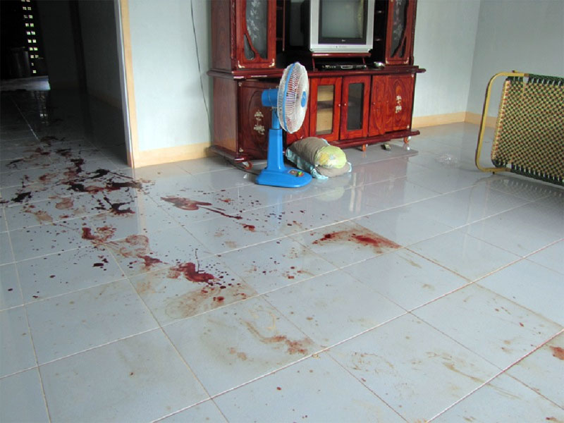 Nền nh&agrave; &ocirc;ng Nguyễn Văn H&agrave; l&ecirc;nh l&aacute;ng m&aacute;u