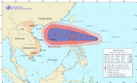 Chuẩn bị ứng phó với bão Krosa