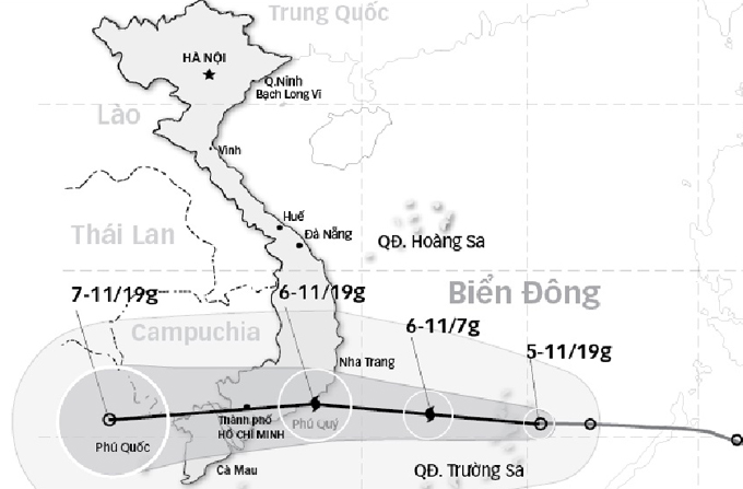 TP.HCM di dời 2.000 dân tránh bão