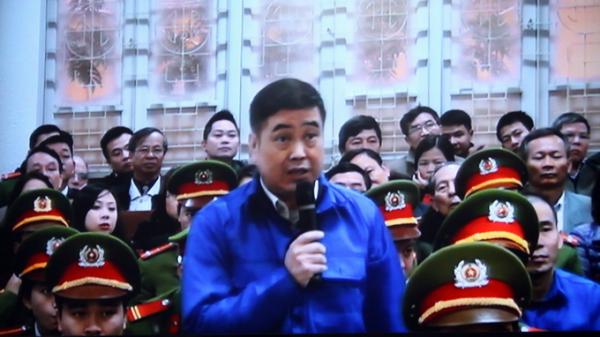 Bị cáo Trần Hải Sơn tại tòa