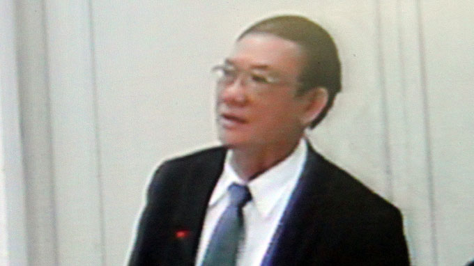 Luật sư Nguyễn Đình Hưng bào chữa cho bị cáo Trần Hải Sơn