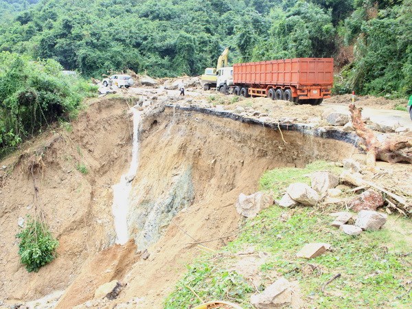 Gia Lai: Đèo An Khê vẫn tiếp tục sạt lở nghiêm trọng