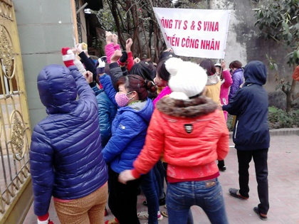 Đơn khiếu nại của công nhân Công ty TNHH MTV S&S Vina gửi Phòng LĐ&TBXH TP Bắc Giang.