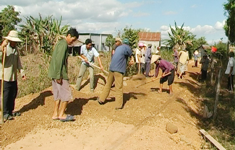 Tân Thành tích cực xây dựng nông thôn mới