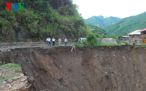 Khắc phục tình trạng sạt lở đất tại tỉnh Sơn La