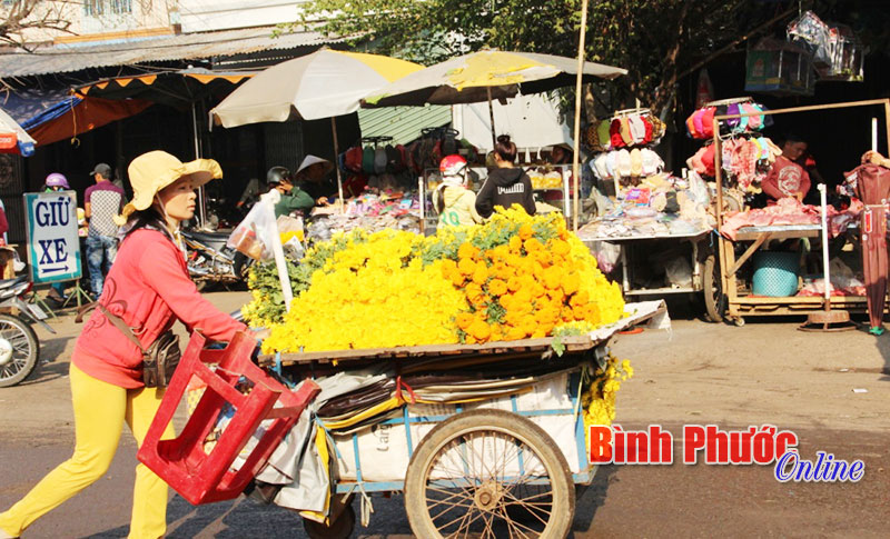 “Những nẻo đường hoa” - Bắt đầu từ ngày 22 tháng Chạp, hoa tươi đã tràn ngập nhiều con đường để phục vụ người tiêu dùng