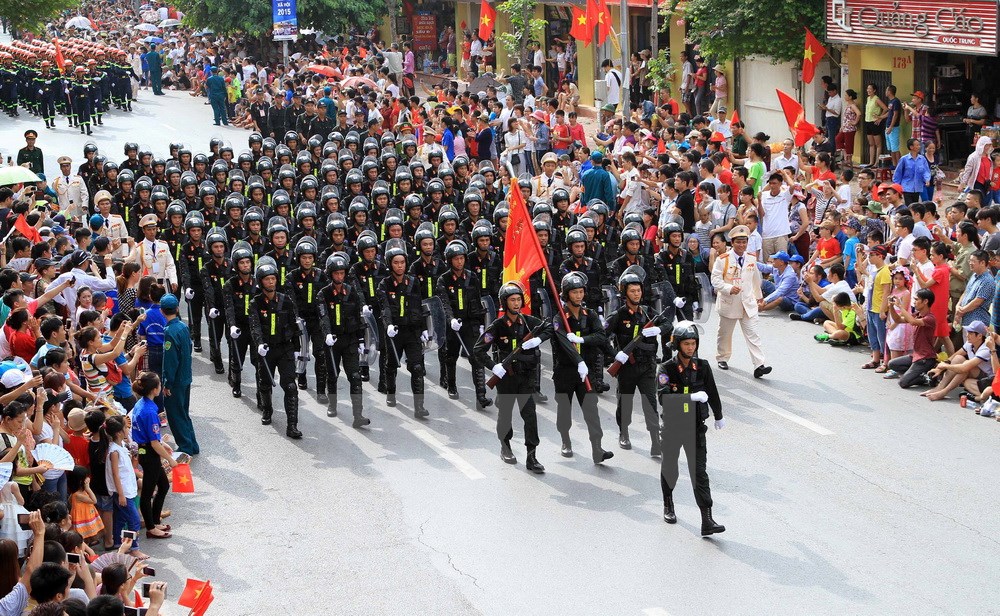Lễ diễu binh, diễu hành cấp Quốc gia trên phố Nguyễn Thái Học